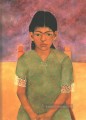 Porträt von Virginia Little Girl Feminismus Frida Kahlo